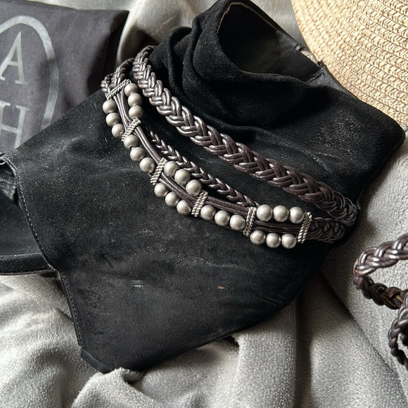 ASH Rocker Vibe wedges in black - Picture 2 of 11